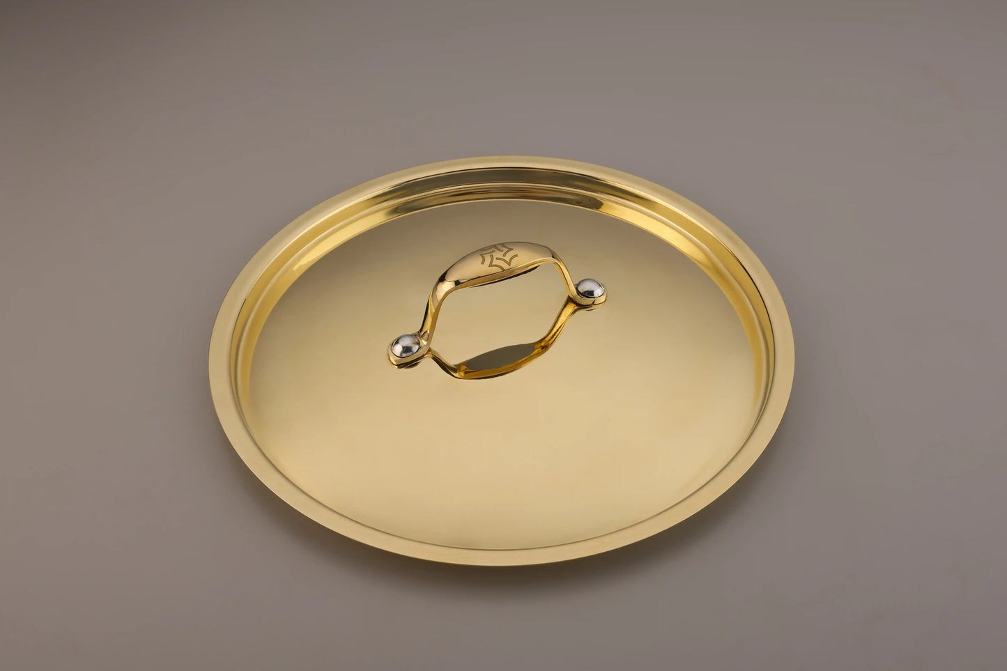 Brass Kadhai with Brass Lid