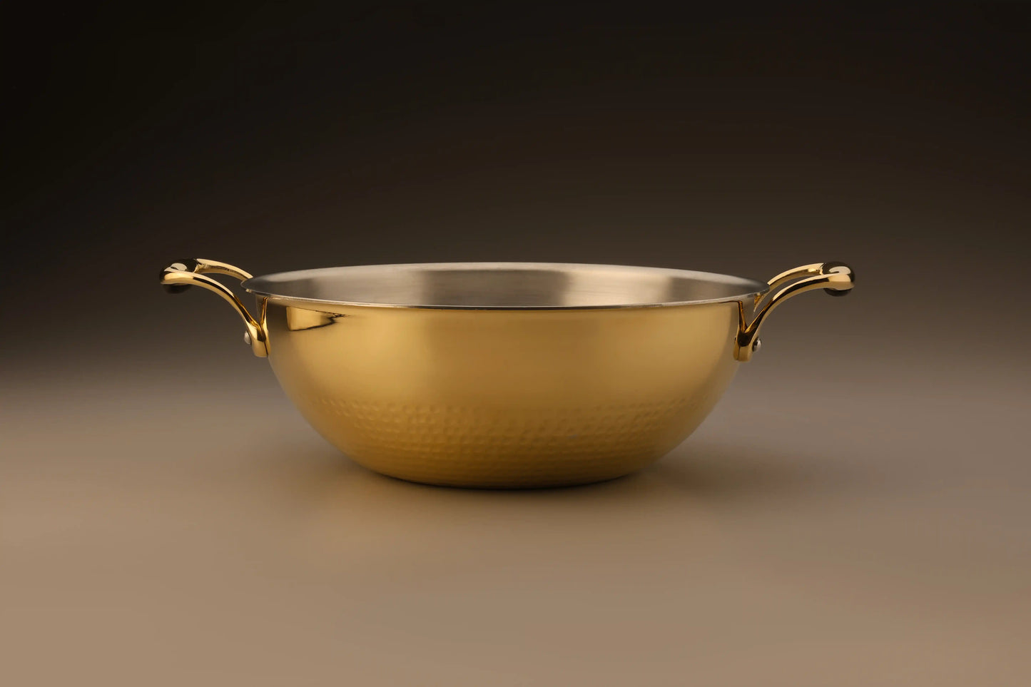 Brass Kadhai with Brass Lid